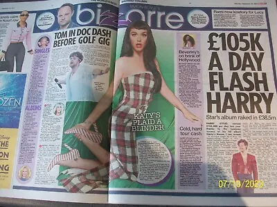 Katy Perry Harry Styles One Direction Article The Scottish Sun September 30 2023 • £2.99