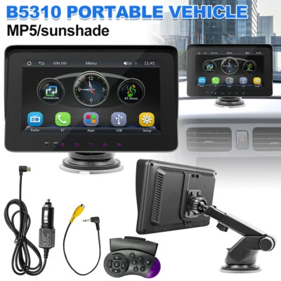 7  Double Din Car Stereo Head Unit Apple Carplay & Android Auto Play MP5 Radio • $79.99