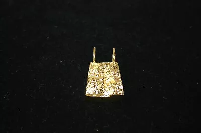 MIGNON FAGET Voussoir Romanesque Vermeil Gold Pendant • $99