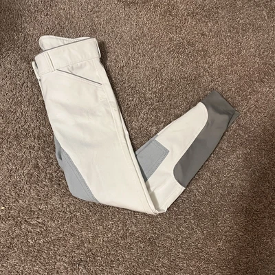 $40 • Buy Women’s Size 24 White Full Seat Dover Horseback Riding Breeches