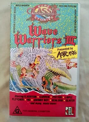 Wave Warriors III (Surf Classic Stories) VHS PG VG+) Surf Movie • $9.99