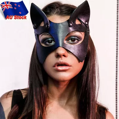 Cosplay Cat Ear Mask Fetish Halloween Carnival Party Cosplay Adjustable Costume！ • $16.99