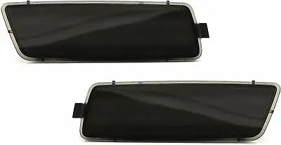 DARK SMOKE LENS FRONT BUMPER SIDE MARKER For VW MK5 Golf Jetta GTI R32 • $17.23