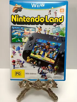 Nintendo Wii U - Nintendo Land - Manual / Pal / Multi Games / Free Postage • $13.95