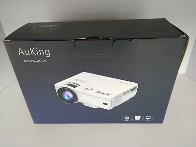 AuKing Portable LED Mini Movie Projector - Multimedia & Home Theater A008 1080p • $37.99