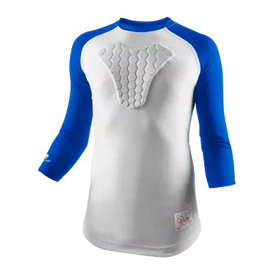 McDavid 7610 Hexpad Long Sleeve Hex Sternum Pad Shirt Youth Size S • $24.95