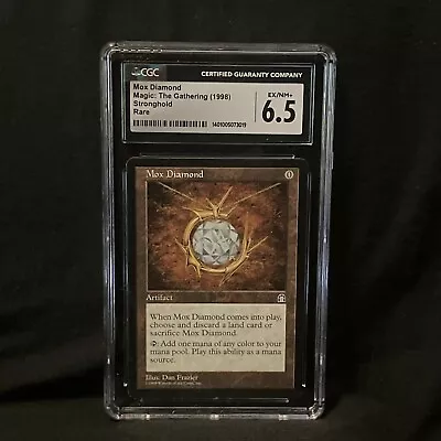 Mox Diamond Stronghold EX/NM+ CGC (3019) Grade 6.5 Magic MTG • $699