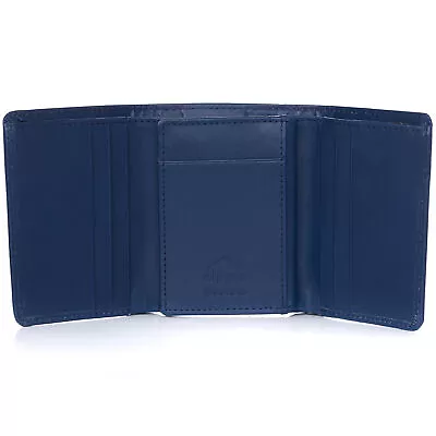 Alpine Swiss RFID Mens Wallet Deluxe Capacity Trifold With Divided Bill Section • $24.99