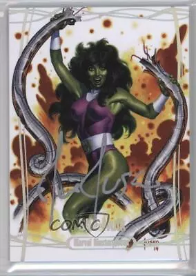 2016 Marvel Masterpieces Silver Spectrum Series 8/10 Joe Jusko She-Hulk Auto Uc7 • $1460.28