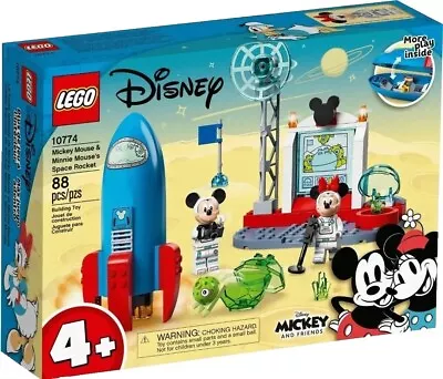 LEGO 10774 Mickey And Minnie Mouse Space Rocket Retired Disney New Sealed  • $34.95