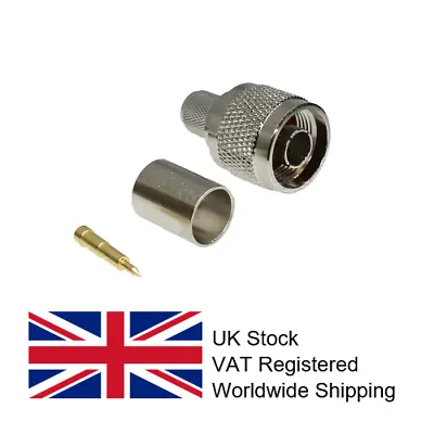 N Type Crimp Plug For LMR400 • £2.90