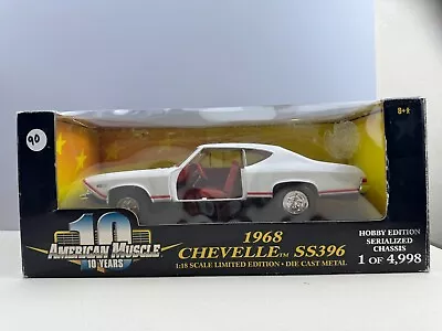 Ertl 1968 Chevrolet Chevy Chevelle SS396 American Muscle 1/18 Diecast /4998 • $8