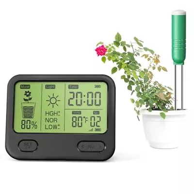 4-in-1 Wireless Soil Moisture Meter HG01(LCD Display+moisture Meter) • $34.05