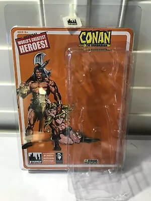  CONAN THE BARBARIAN 8  ACTION FIGURE  EMPTY PACKAGE ONLY  NO FIGURE Retro Mego • $9.99