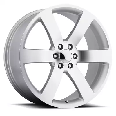 4 New Trailblazer Ss 22x9 6x139.7 +30 Silver Mach Wheels Chevrolet Silverado Gmc • $1056