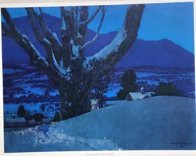 Maxfield Parrish “ The Path To Home” Brown & Bigelow Original Tintogravure • $249.99