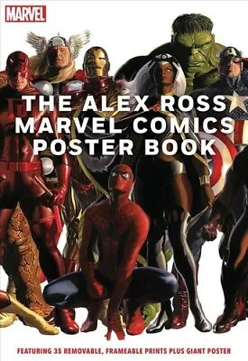 The Alex Ross Marvel Comics Poster Book By Alex Ross 9781419753763 | Brand New • £15.25