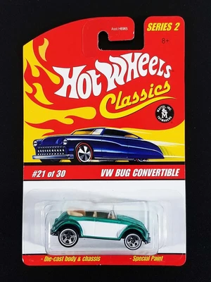 $10.95 • Buy Hot Wheels Classics VW Bug Convertible / 2006 / Series 2 / Aqua Teal