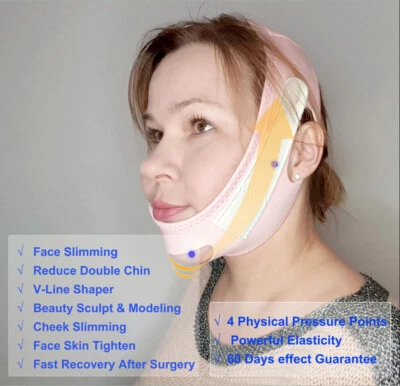 $5.99 • Buy Beauty Face Sculpting Sleep Mask, V-Line Lifting Mask Facial Slimming Strap BEST