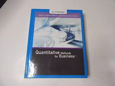 Quantitative Methods For Business 13e Hardcover Textbook Anderson Sweeney • $52