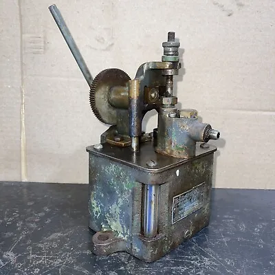 Antique Hills McCanna Oiler Ratchet Mechanical Lubricator Hit Miss Steam Engjne  • $295