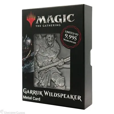 MTG: Magic The Gathering Limited Edition Garruk Wildspeaker Metal Card • $4.03