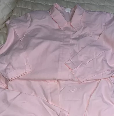 Vintage Pink Mary Kay Consultant Class Jacket Smock Size Med (LOT Of 2) • $36