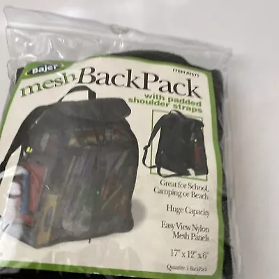 17.5  100% Mesh Backpack  Net Gym Bag Daypack • $22.99