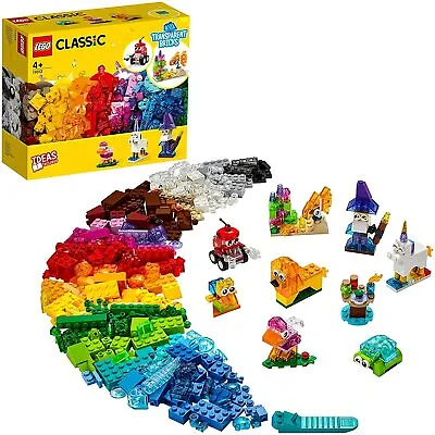£24.99 • Buy Lego Classic 11013 Creative Transparent Bricks 500 Pieces Brand New