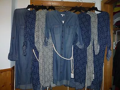 £16.48 • Buy Long Sleeve 1/2 Button Front Dresses Sonoma XL,L,M,S,Some Color Blue & Other