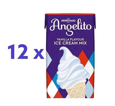 Kerrymaid Angelito Vanilla Flavour Ice  Cream Mix 12 X 1litre • £39.99