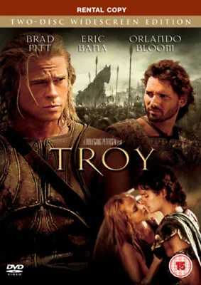 Troy DVD (2004) Brad Pitt Petersen (DIR) Cert 15 Expertly Refurbished Product • £1.99