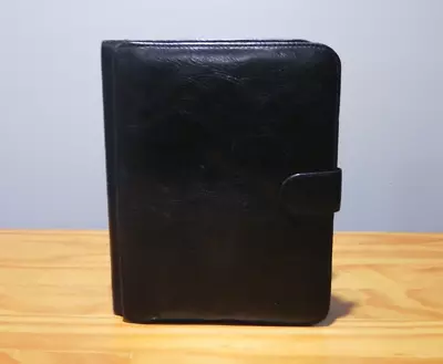 Wilsons Leather Zippered 3 Ring Calendar Organizer Binder • $15