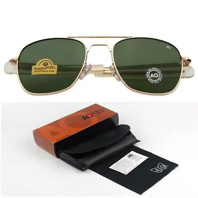 Fashion Sunglasses Men American Army Military Brand Designer AO Sun Glasses • £28.79