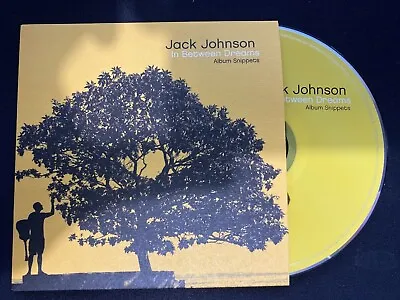 Jack Johnson In Between Dreams Album Snippets 2005 Promo CD • £2