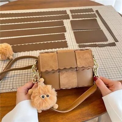 Stitching Bag Making Kit Shloulder Straps Luxury Leather Bag New Handbag Set • £15.20