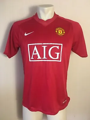 Manchester United 2007 2008 Original Football Jersey Shirt Rooney England Reds • $19.99