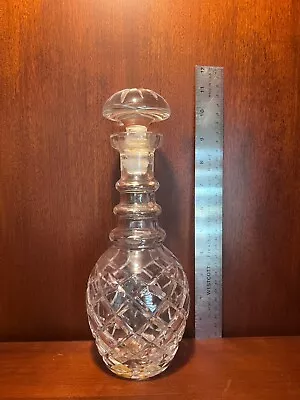 Vintage Crystal Decanter With Stopper • $10.99