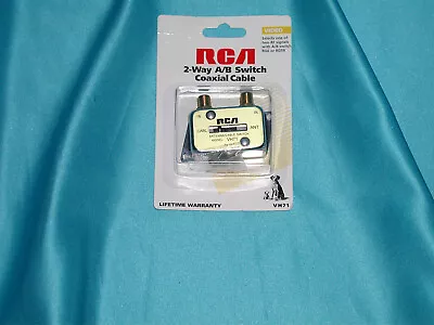 RCA VH71    2-WAY  RF A/B SwitchCoaxialCableType F Jacks “GreatFindFactory New”! • $9.79