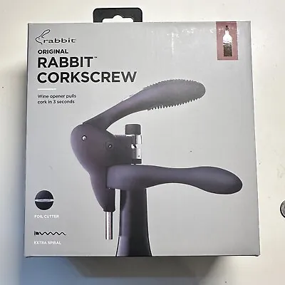 The Original Rabbit Wine Opener Corkscrew New In Original Package • $5.95