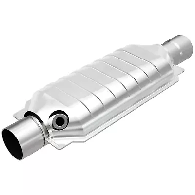 Magnaflow 94439 Weld-On High-Flow Catalytic Converter Oval 3  In/Out W/ O2 Port • $140