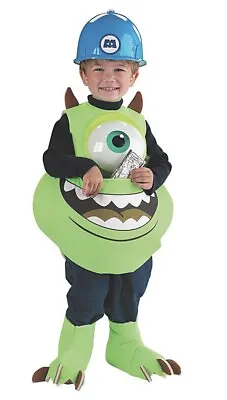 Boy's Monsters Inc. Mike Candy Catcher Costume Up To Size 6 Complete W Hat 2010 • $54.99