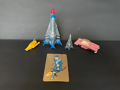 Thunderbirds Lot Of 5 Items Thunderbird 1 X 2 Fab 1 Car #4 & Swap Card • $30