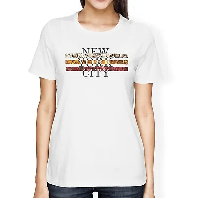 £7.99 • Buy 1Tee Womens Loose Fit New York City Snake Print  T-Shirt