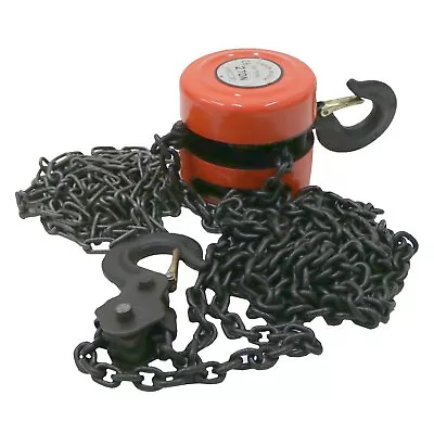 NEW! 2 Ton Workshop Chain Lifting Block & Tackle CarHoist Heavy Duty Load • £39.99