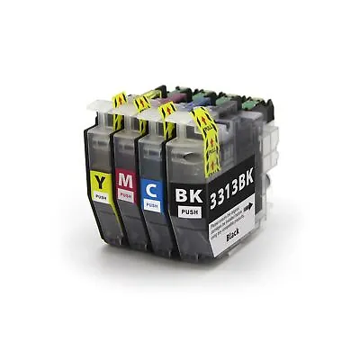 $16.89 • Buy 4x Ink Cartridges LC3313 For Brother MFC-J491DW MFC-J890DW DCP-J772DW Printer