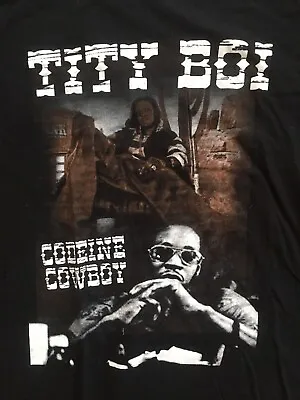 *Rare VTG Tity Boi Codeine Cowboy Mixtape 2 Chainz Tee T-shirt • $99