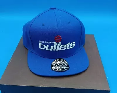 Mitchell & Ness Dynasty Blue Nba Team Ground 2.o Fitted Hwc Bullets	7 1/2 New • $29.69