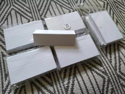 £7.50 • Buy JOBLOT 250+ White Name Place Cards 100mm X 30mm Wedding Party Birthday Table