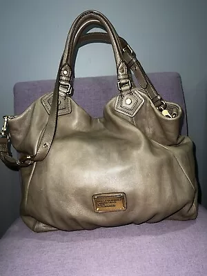 Marc By Marc Jacobs Classic Q Francesca Brown Leath Shopper Satchel  ShoulderBag • $40